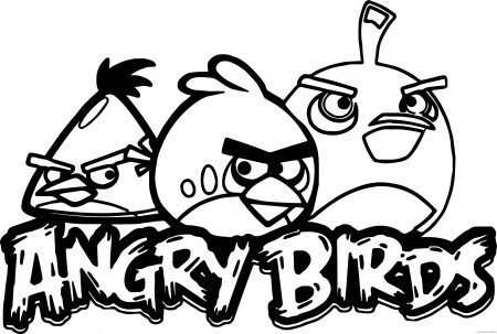 printable angry birds coloring pages for kids Coloring4free -  Coloring4Free.com