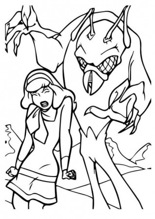 Daphne Scooby Doo Coloring Pages - Learny Kids