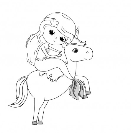 The Cutest Free Unicorn Coloring Pages Online - MomLifeHappyLife