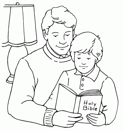 Coloring Pages About Fathers - Coloring Pages For All Ages