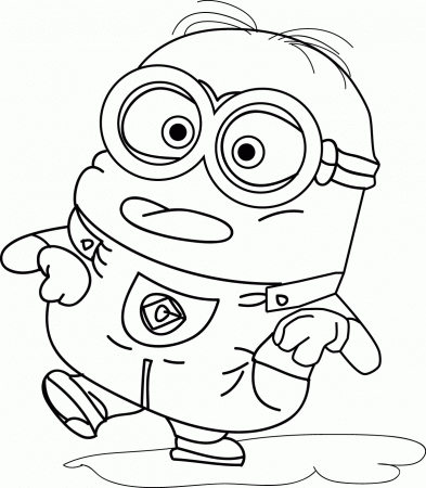 Minion Coloring Pages - Dr. Odd
