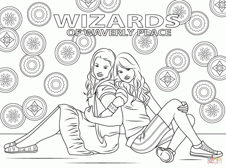 Wizards Of Waverly Place Coloring Page