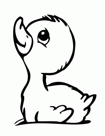 The Ugly Duckling coloring page
