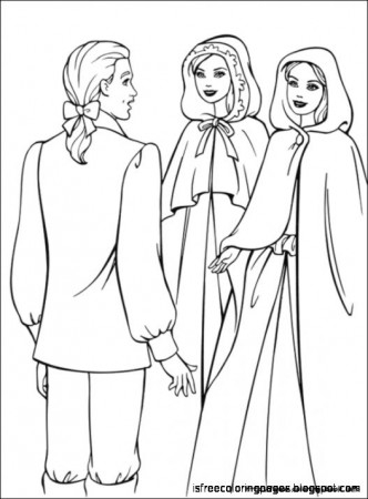 Barbie As The Princess And The Pauper Coloring Pages | Free ...