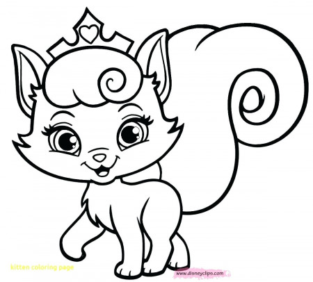 coloring ~ Cute Kitten Coloring Pages Free Printable With ...