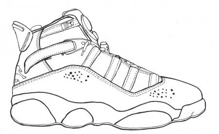 Coloring Page ~ G8xt2tc Jordan Shoes Coloring Pages Page ...