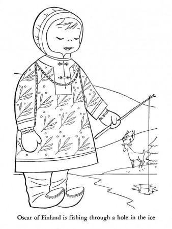 Printable Finland Coloring Page - Free Printable Coloring Pages for Kids