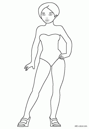 Mannequin #101398 (Jobs) – Printable coloring pages