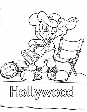 Unique Comics Animation: Free Hollywood Coloring Pages