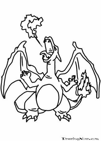 Cartoon ~ Printable Pokemon Coloring Pages Charizard ~ Coloring Tone