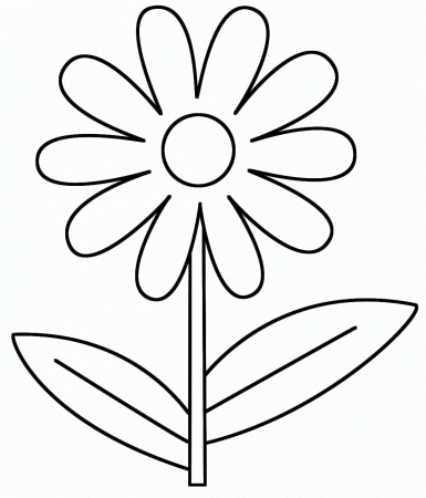 Butterfly Coloring Page For Preschool Funny Coloring Page Flowers ...