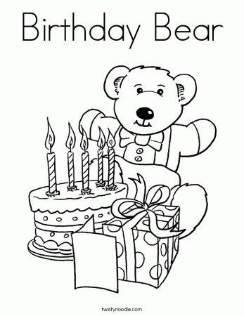 Birthday Coloring Pages | Free Coloring Pages