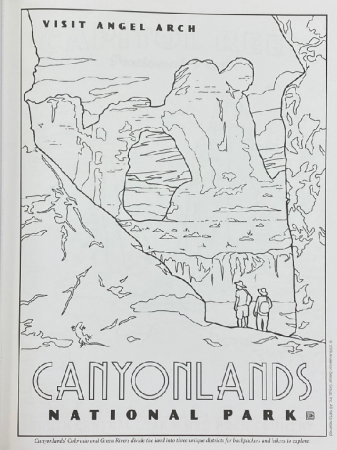 The National Parks Poster Coloring Book - Coloring Home