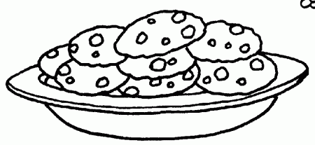Free Chocolate Chip Cookie Clipart Black And White, Download Free Chocolate  Chip Cookie Clipart Black And White png images, Free ClipArts on Clipart  Library