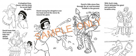 David And Goliath Coloring Page (18 Pictures) - Colorine.net | 17247