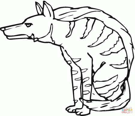 Hyenas coloring pages | Free Coloring Pages