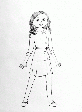 American Doll Saige Coloring Pages - Coloring Pages For All Ages