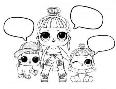 Printable LOL Doll Coloring Pages PDF - Coloringfolder.com | Lol dolls, Baby  coloring pages, Barbie coloring pages