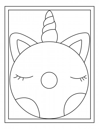 Squishy Printable 16 Coloring Pages - Etsy