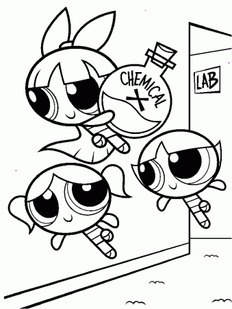 Printable Coloring Pages: Powerpuff Girls Coloring Pages - Part 2