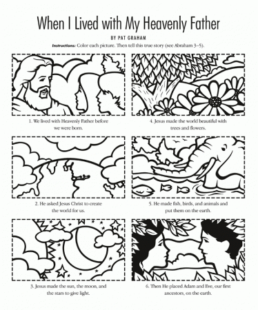 Creation Day Coloring Page Sunday School Coloring Pages Coloring ...