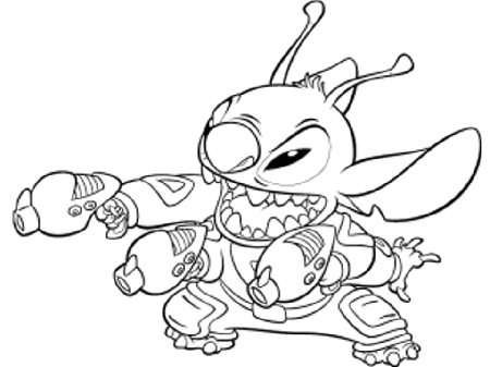 Kids-n-fun.com | 16 coloring pages of Lilo and Stitch