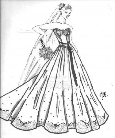 barbie-wedding-dress-coloring-pages-4.jpg | Wedding coloring pages