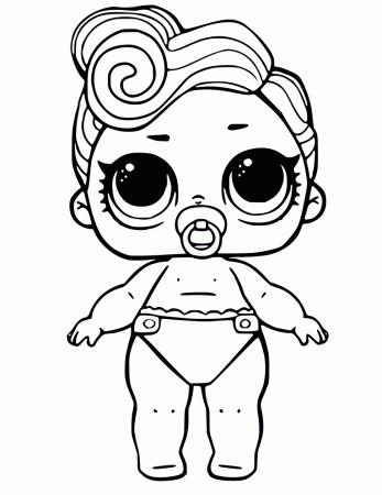 LOL Doll Coloring Pages | Baby coloring pages, Lol dolls, Cute ...
