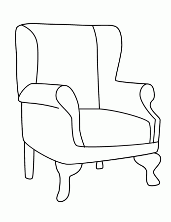 nice chair furniture - HelloColoring.com | Coloring Pages | School ...