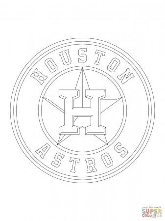 Houston Astros Logo coloring page ...