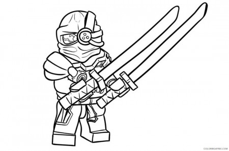 Ninja Coloring Pages for boys the evil green ninja a4 Printable 2020 0702  Coloring4free - Coloring4Free.com