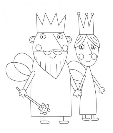 King And Queen Thistle Coloring Page - Free Printable Coloring Pages for  Kids