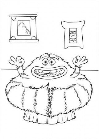 Art in Monsters University Coloring Page - Free & Printable ...