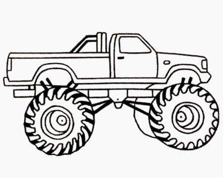 gallery of coloring pages draw a monster truck. el toro loco ...