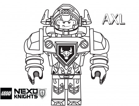 LEGO Nexo Knights Coloring Pages : Free Printable LEGO Nexo ...