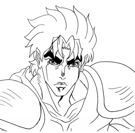 Jonathan Joestar JoJo's Bizarre Adventure Coloring Page - Free Printable Coloring  Pages for Kids