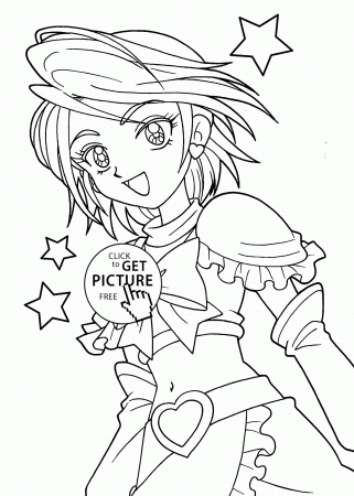 Manga Coloring Pages To Learning. Manga Coloring Pages - Coloring Free  Preschool Worksheet - KD WORKSHEET