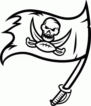 How To Draw The Tampa Bay Buccaneers, Step by Step, Drawing Guide, by Dawn  | dragoart.com