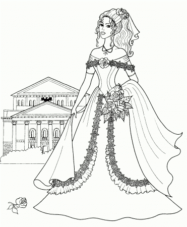 Girl In Dress Drawing at GetDrawings | Free download