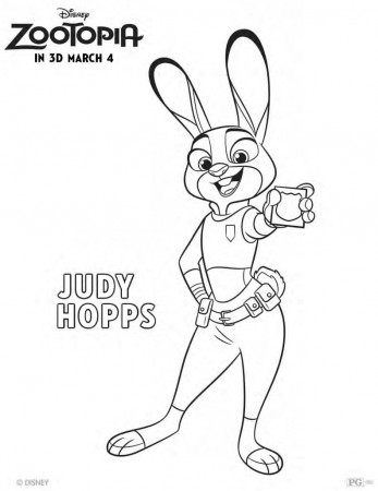 Zootopia Coloring Pages - Best Coloring Pages For Kids