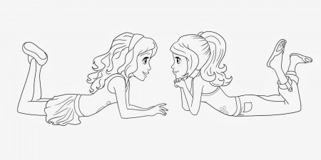 Lego Friends Mia Coloring Page - WeSharePics