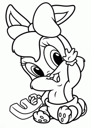 10 Best Photos Of Ba Bunny Coloring Pages Ba Bunny Rabbit with ...