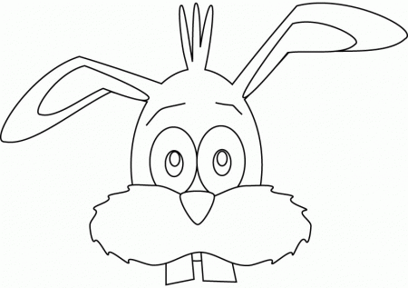 11 Pics of Rabbit Face Coloring Pages - The Easter Bunny, Bunny ...