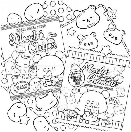mochi coloring pages