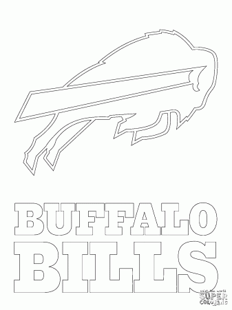 Buffalo Bills Logo Coloring Pages - NFL Coloring Pages - Coloring Pages For  Kids And Adults