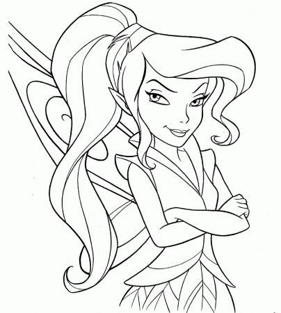 Printable Coloring Pages: Fairy Coloring Pages