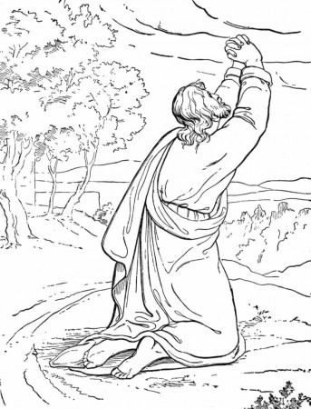 temptation of jesus coloring page - Clip Art Library