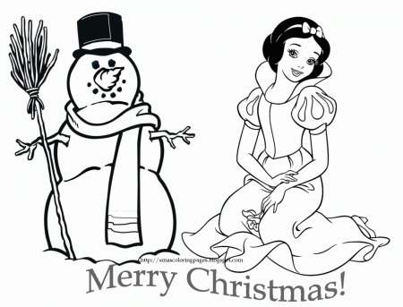 Free Printable Disney Holiday Coloring Pages - Coloring