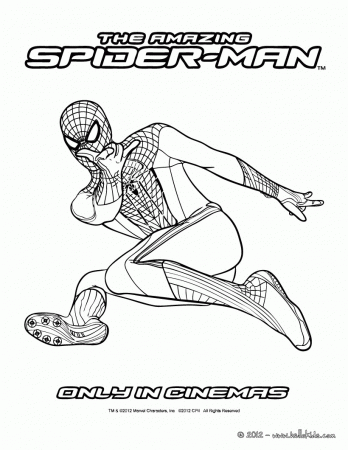 SPIDER-MAN coloring pages - The Amazing Spider Man for kids