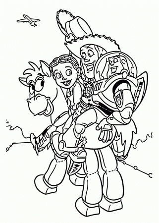Toy Story Coloring Pages Buzz Lightyear Coloring Pages Cartoons ...